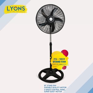 Lyons Standing Fan – 18 Inch