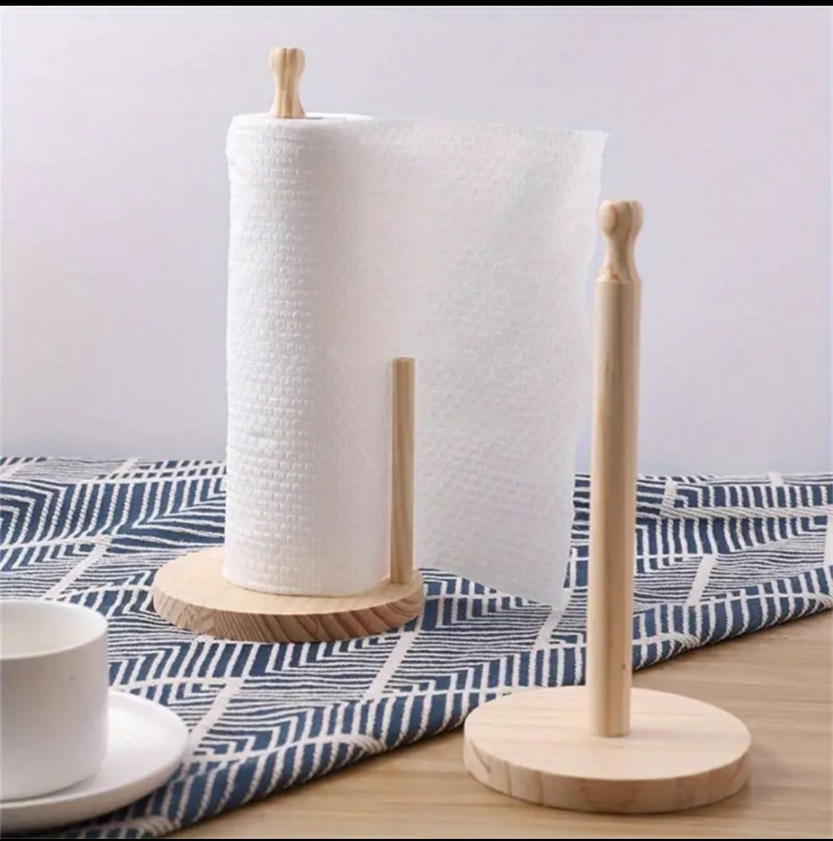 Bamboo Paper Towel Holder - Image 2