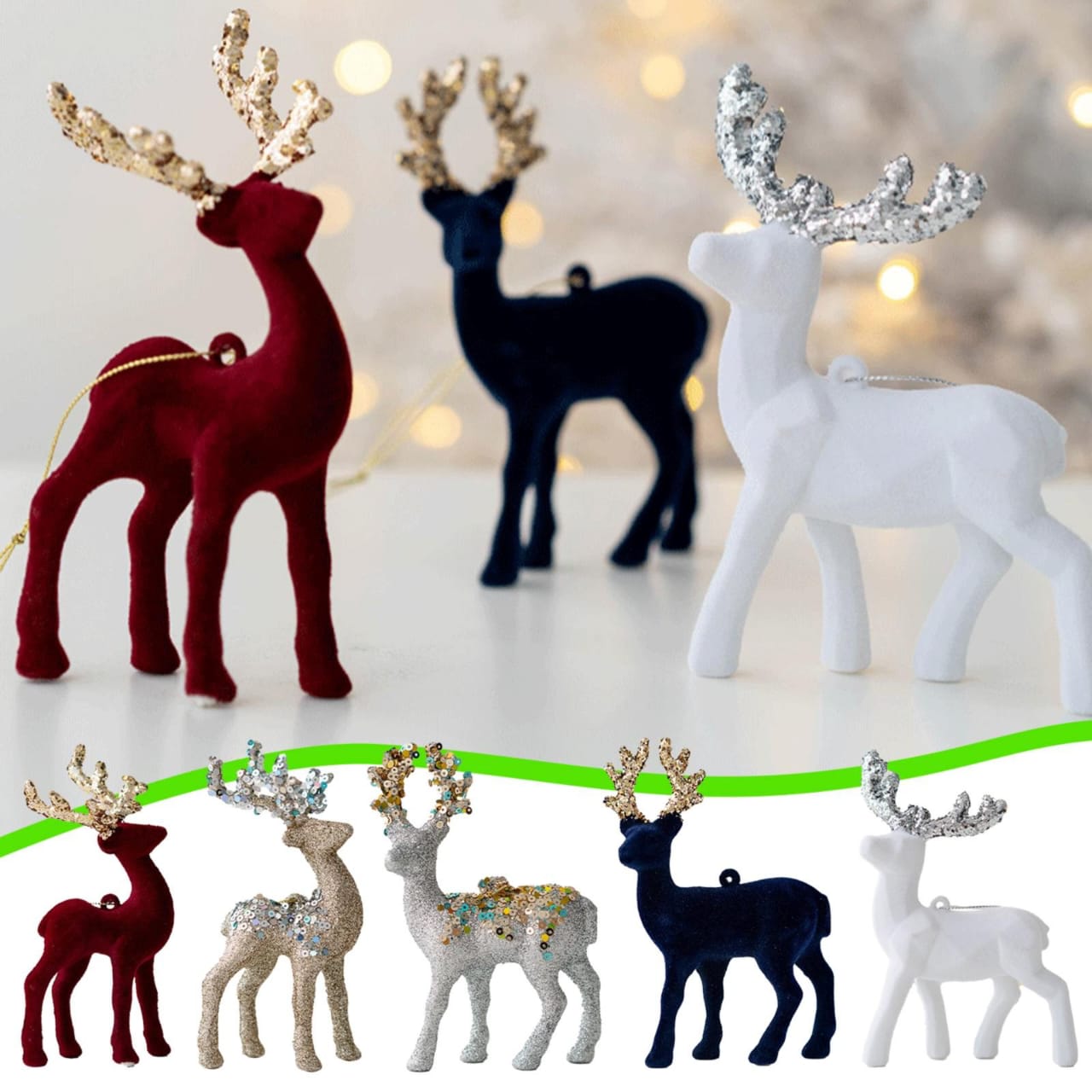 Christmas Elk Hanging Decoration - Image 2