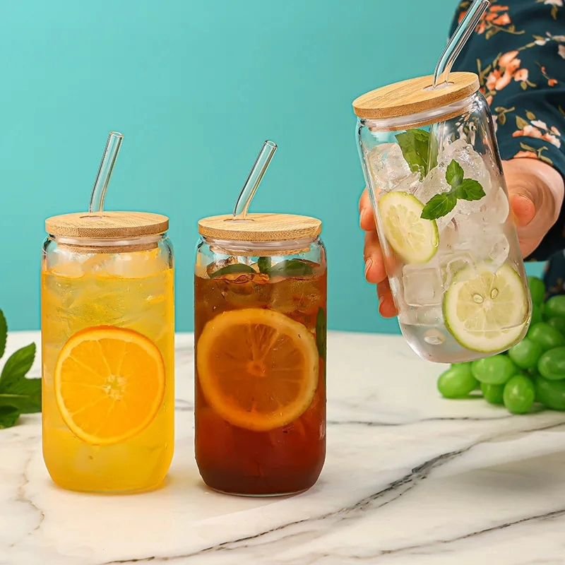 Round Transparent Borosilicate Drinking Glass Cup – 500ml - Image 2