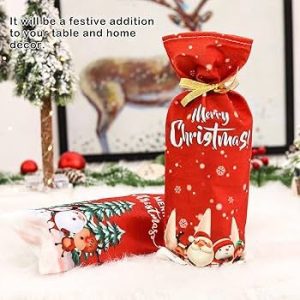 Gift / Wine Bottle Cover – Christmas Gift Bag 