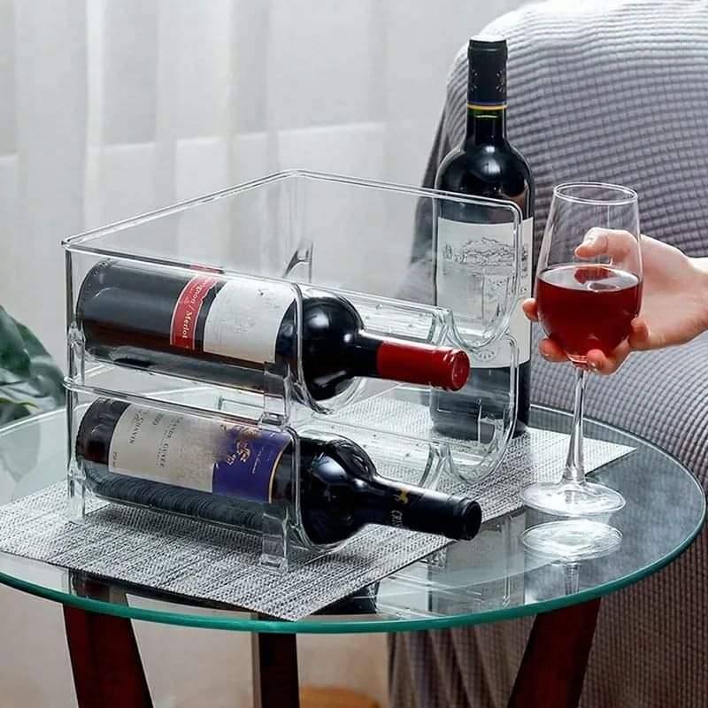 Triple Stackable Wine Bottle Rack - Image 3