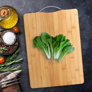 2-Sided Wooden Bamboo Chopping Board