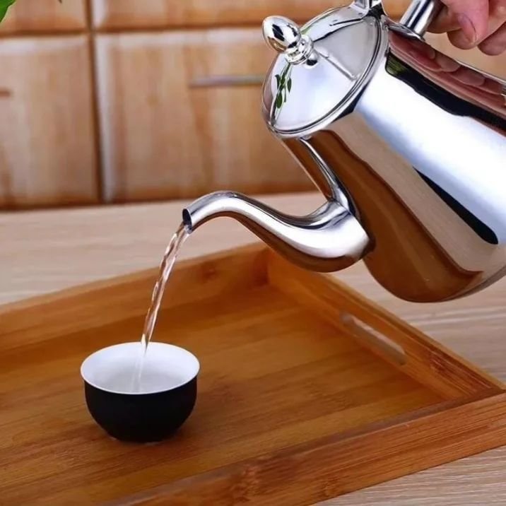 Stainless Steel Tea Pot with Infuser Filter