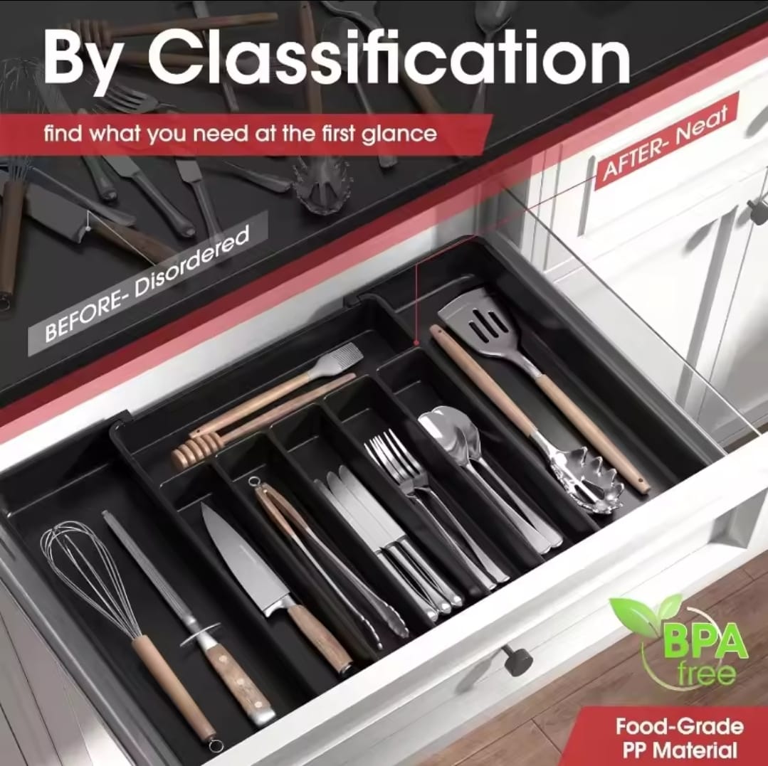 Expandable Cutlery Drawer Organizer - Image 4