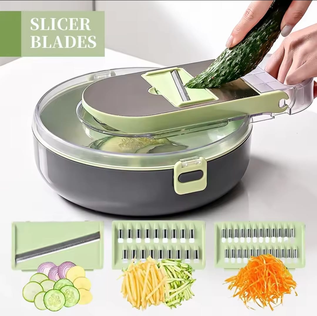 Multi-functional 9pcs Vegetable Chopper / Cutter - Image 3
