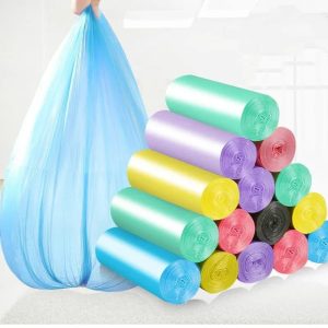 Assorted Color Garbage / Trash Bags – 100 Pieces
