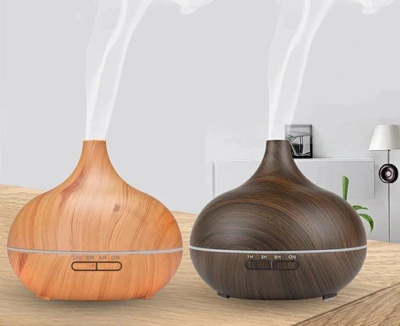 Ultrasonic Humidifier with Remote Control – 300ml Cool Mist Aroma Diffuser