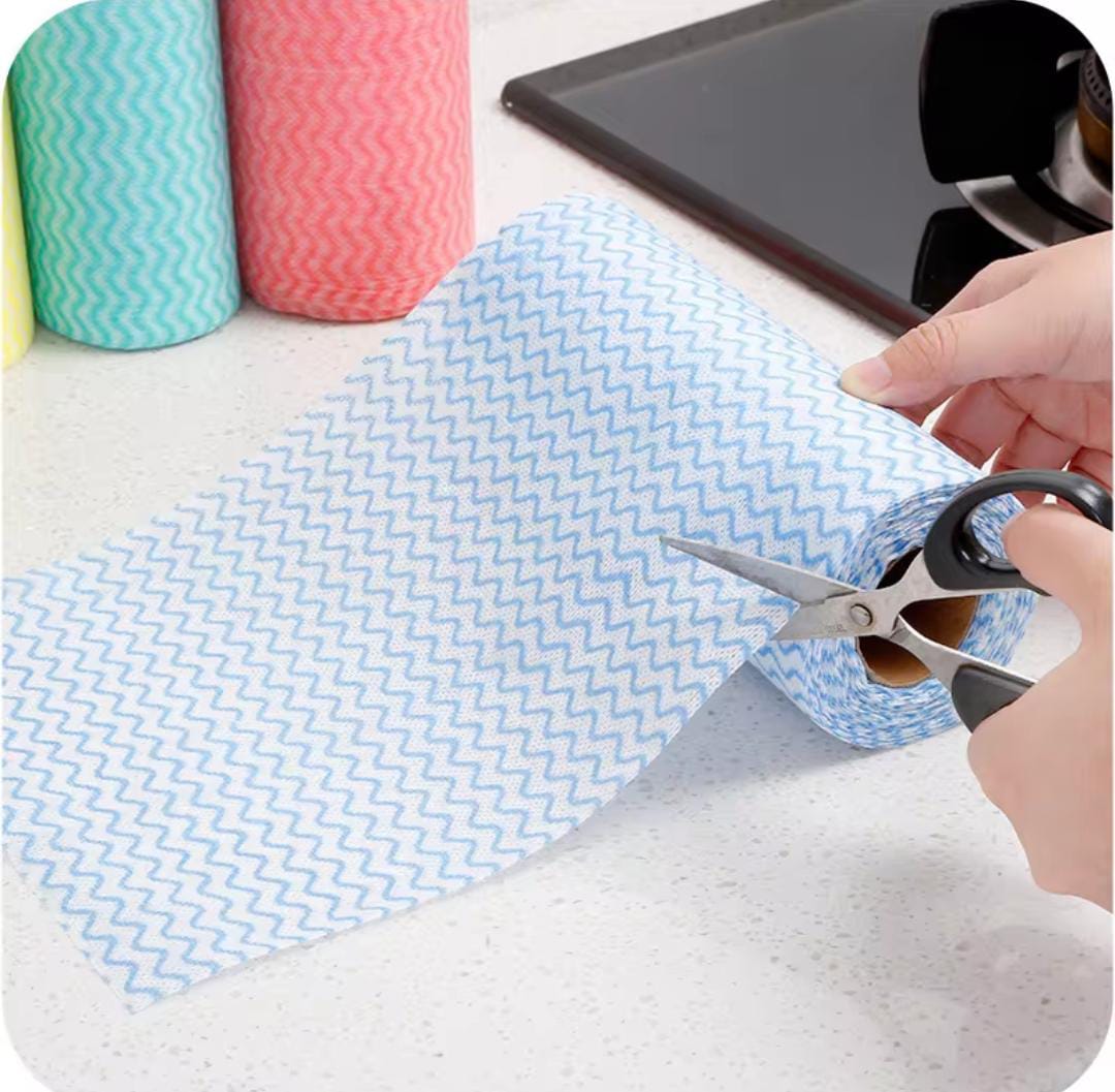 Coloured Reusable Kitchen Towels – Washable Cleaning Roll