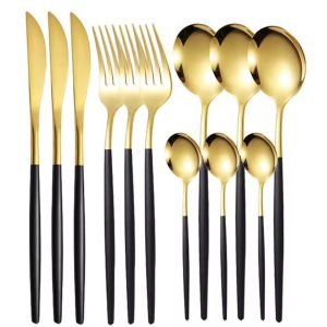 24pcs Luxury Stainless Steel Cutlery Set