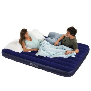 INTEX Inflatable Air Mattress with Electric Pump – Portable Air Bed for Home and Travel in Kenya