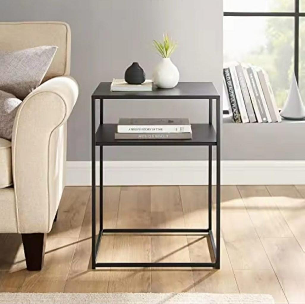 2 Layer Norsic Metallic Side Table