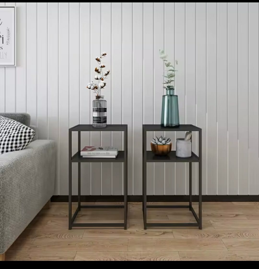 2 Layer Norsic Metallic Side Table - Image 4