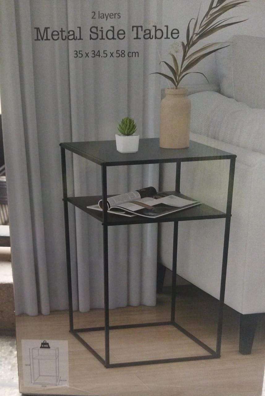 2 Layer Norsic Metallic Side Table - Image 5