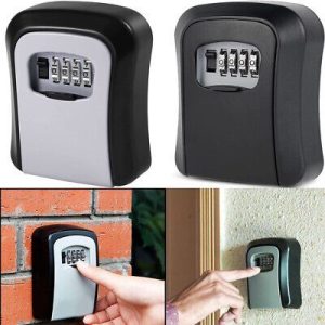 Wall Mounted Key Lock Box – 4 Digit Combination Key Safe Box Waterproof Metallic Key Storage in Kenya